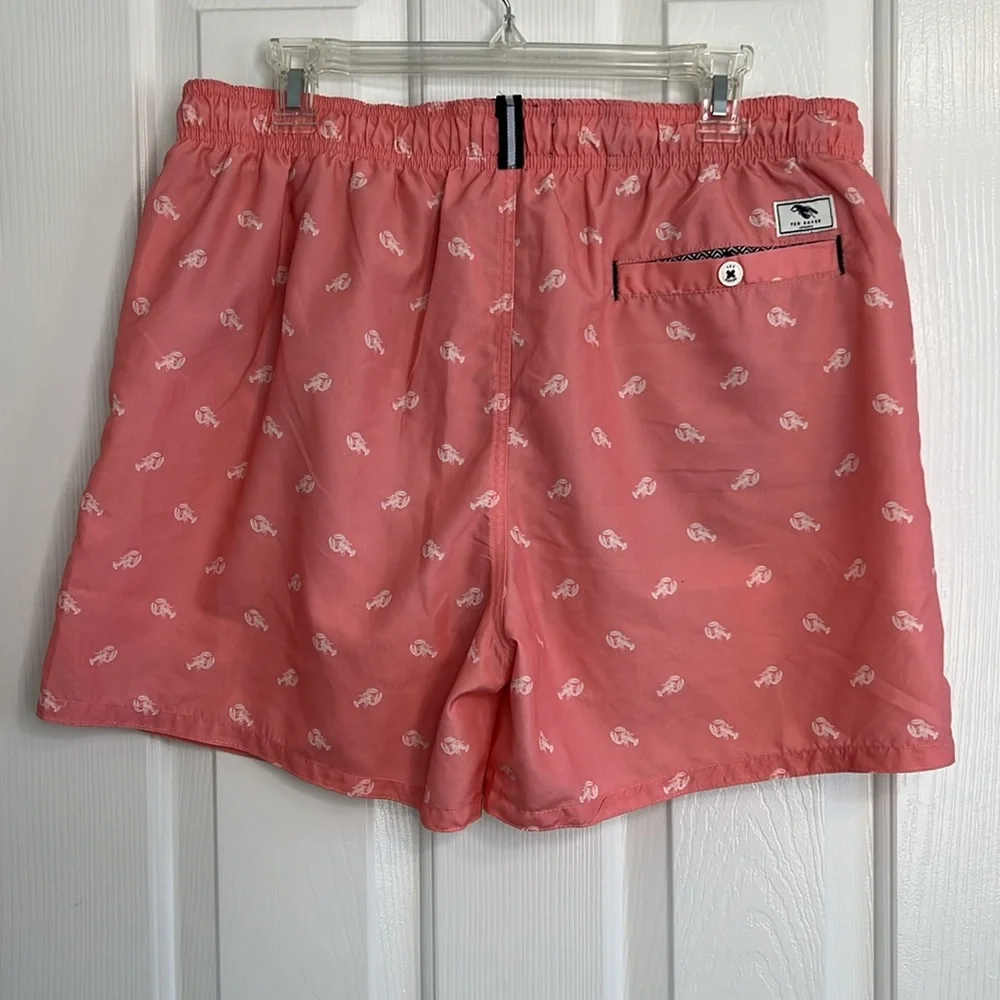 TED BAKER Lobster-Print Swim Trunks men’s size L/XL